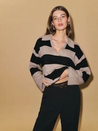 Sawyer Oversized Cashmere Polo at Reformation